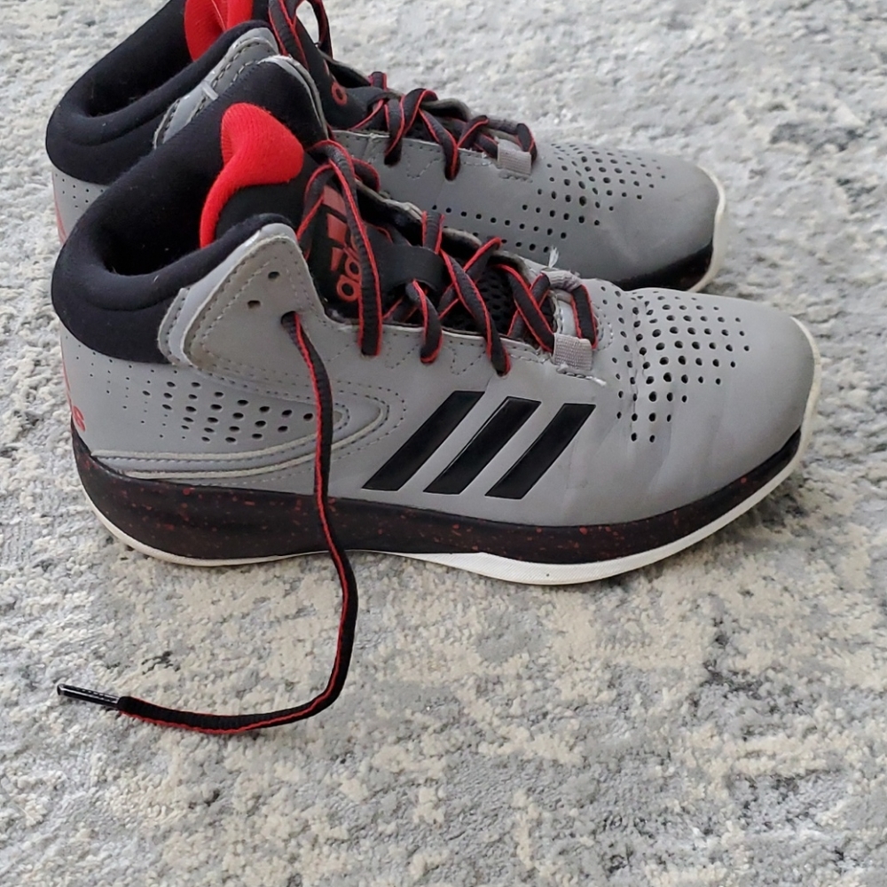 Basketball sneakers.